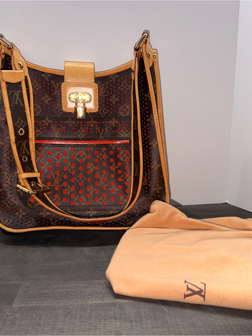 Louis Vuitton Monogram Perfo Musette Shoulder Bag
